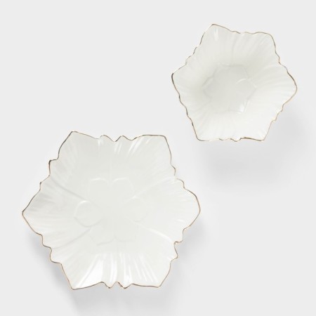 A set of ceramic salads “Bohemia. Violet ", 13 × 5.5 cm, 18 × 2 cm, 2 items-2