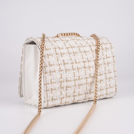 Bag Messenger on the valve, white color-1