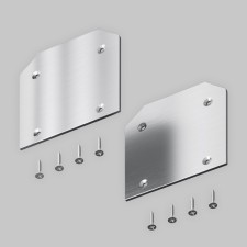 The end fan to the Technical TRA010MPEC-21S profile, 7,027.05 cm, silver color