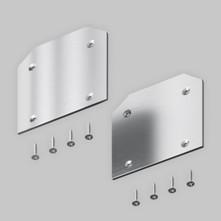 The end fan to the Technical TRA010MPEC-21S profile, 7,027.05 cm, silver color