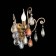 Sconces st. SL421.301.01. Vianeta. 1x40 W, E14, 26.5x23 cm, bronze color