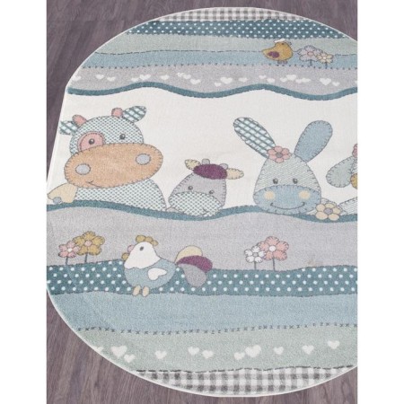 Oval Merinos Sofit carpet, size 200x300 cm, color Light Cream-1