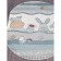 Oval Merinos Sofit carpet, size 200x300 cm, color Light Cream