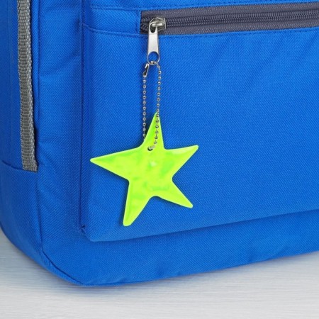 The reflective element "Star", bilateral, 7.5 × 7.5 cm, color mix-1