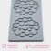 AISING rug of Dolyan "Bubbles", silicone, 28 × 6 × 0.3 cm, color gray color