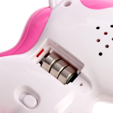 Musical toy - Suspension "Favorite Unicorn", eruption - rattle, sound, light, pink color-8