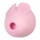 Vacuum-wave stimulator Qli by Flovetta Bun, 6.5 cm, silicone, pink color