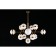 Ceiling chandelier NIKA E27 520W