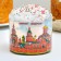 Paper form for the cake "Kremlin" 110 x 85 mm, mix (packaging 1900 pcs)