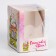 Easter box with the window "Easter house", 12.5 x 9.5 x 9.5 cm