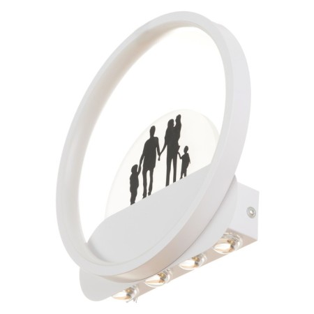 Bra "Family" LED 4000K 10WT -White 24x24x6cm-3