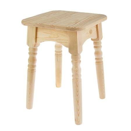 Set of stools (2 pcs) "Classic", 30 × 30 × 45cm, from pine-1