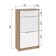 Shoe Nordik 1, sonoma oak/white