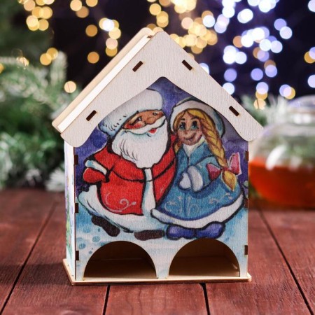 Tea house for two rows "Santa Claus" 15.5 × 9.6 × 20 cm-1