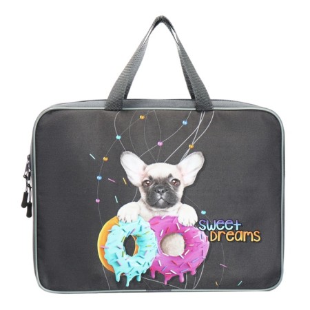 Folder with handles Textile A4, 370 x 280 x 60 mm, Stavia "Sweet Dog"