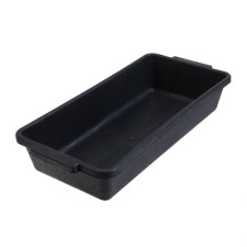Box for seedlings, 45 × 20 × 10 cm, with handles, 5 l, black, 