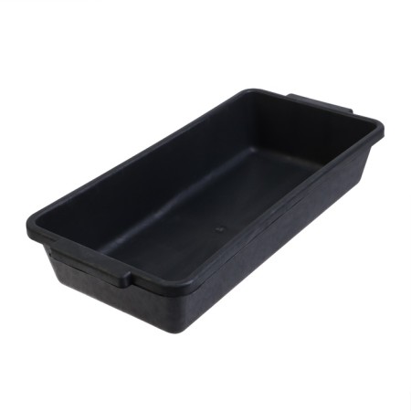 Box for seedlings, 45 × 20 × 10 cm, with handles, 5 l, black, "crop-6"