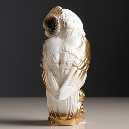 Figure "Owl" white 11x22x9cm-3