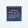 Calendar on Spiral "New Year's Wonders", mix of 5 pcs, 7 x 7 cm