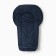 Children's envelope on fur, blue color, height 56-62 cm