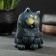 Figure "Cat sits" gray-blue, 10x9x11cm