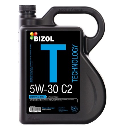 Motor oil Bizol Technology 5W-30 C2, NS Synthetic, 5 liters