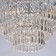Aladard chandelier, size 60x50x60 cm, 480W 8xe14 IP 20