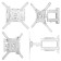 Bracket Onkron M4, for TV, inclined-horned, 32 "-65", 55-500 mm from the wall, white