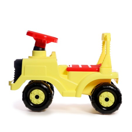 Tolokar-machine "Tractor", yellow color-4