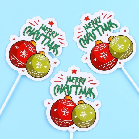Decoration for the Cake "Balls", in a set of 3 pcs.-2