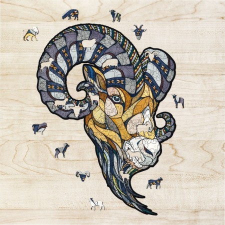 Wooden, figured puzzle Ewa Mountain Baran-10