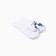 Double female mittens, white color, river 18