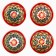 PIALA RISHTAN CIRAMICA "Patterns", 11.5 cm, large, mix