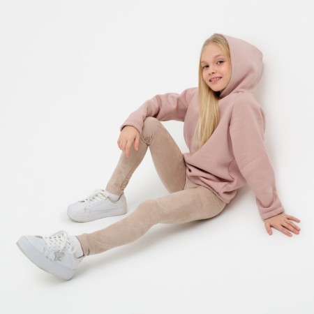 Леггинсы для девочки MINAKU: Casual Collection KIDS, цвет розовый, рост 152 см-5