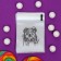 BOPP package with sticky tape, "lovely animals", 7*7+3cm