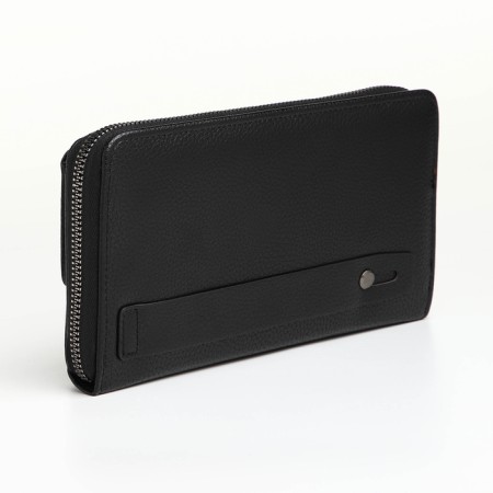 Male clutch on lightning, textura, black color-1