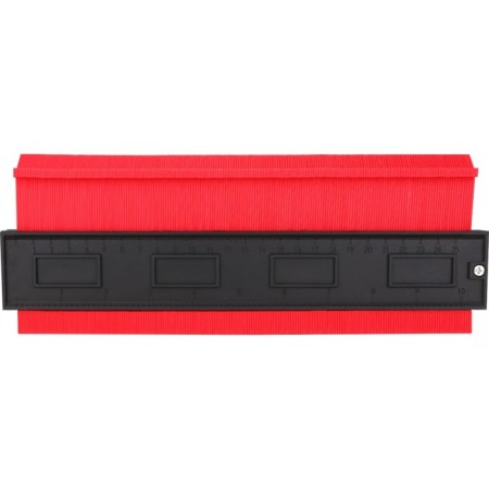 Contour duplicator of the angles DEKO TEM03, red, 250 mm-2