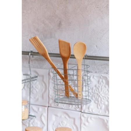 Diningral for cutlery suspension shares, D = 1.5 cm, 15 × 10.8 × 18 cm, chrome color-8