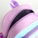 Baby backpack on lightning, "chosen", pink/blue color