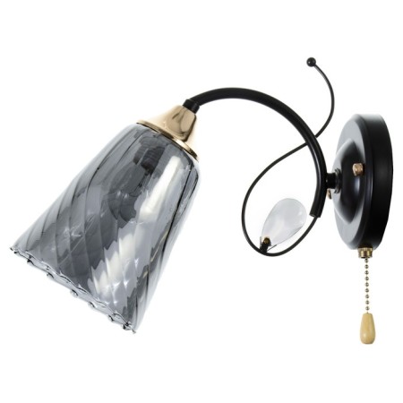 Bra "Roni" E27 40W black 28x11.5x20cm-6