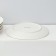 A set of plates of dessert porcelain Magistro Lofty, 6 objects: D = 20 cm, white color
