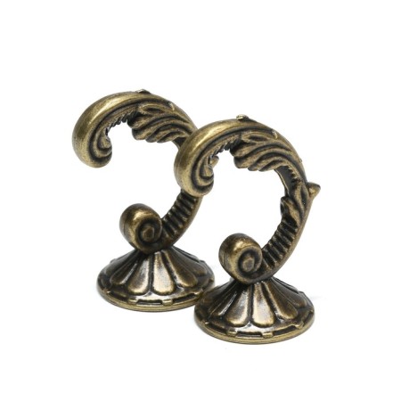 The hook for the curtains "tundra" ks002, one -rod, bronze color-11