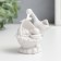 Figure Polystone "Stork with the baby" 7.5x5x6.2 cm