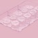 Form for chocolate and sweets "Babble", 10 cells, 20 × 12 × 2.5 cm, d = 2.5 cm, d = 2.7 cm