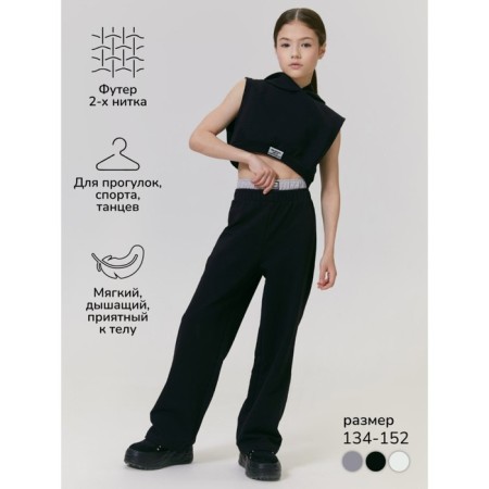 TOP children's amrobaby nood, height 134 cm, black color-2