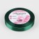 A satin ribbon "Silver threads", 15 mm × 23 ± 1 m, emerald color No. 70