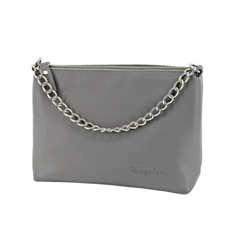 Female bag (B2692-05110) Artificial leather, gray, 1x210x20 cm
