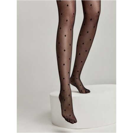 Women's tights Fantasy Shape, size 2, color Nero-4