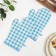A set of bribes-ruler Marie Sunna Cell, Blue, 2pcs, Rogozhka 150g, 100% cotton
