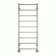 Water towel Terminus "Contour" P9, 400x800 mm, lower connection, chromium